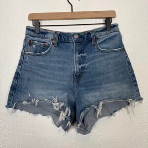 Abercrombie & Fitch 90s Relaxed Cutoff Short High Rise Size 29/8